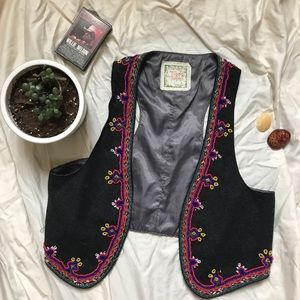 Beaded festie vestie